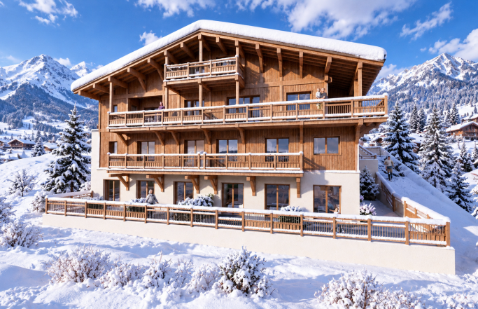 « Le CHALEY », logement collectif BELORIA PROMOTION « AIME LA PLAGNE – LONGEFOY – 73 »